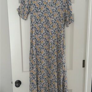 Mango Floral Midi Dress